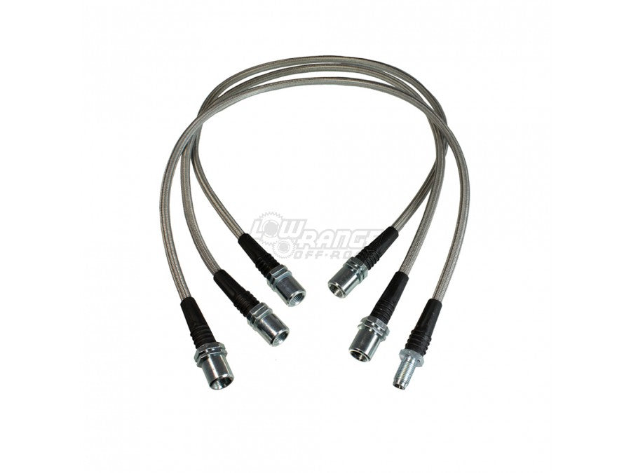 Toyota Stainless Steel Braided Coated Extended Brake Lines