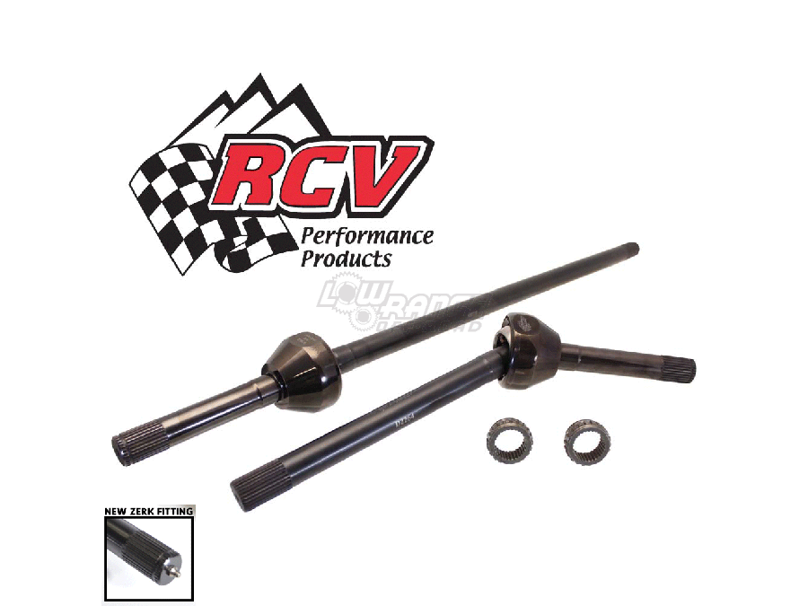 RCV Toyota 30 Spline Axle Set for Toyota LC 40/55 Series ('76-'84) & 70 Series ('84-'90) Axle Set with Hub Gears, Gun Drilled (CVJ2851-PLC40)